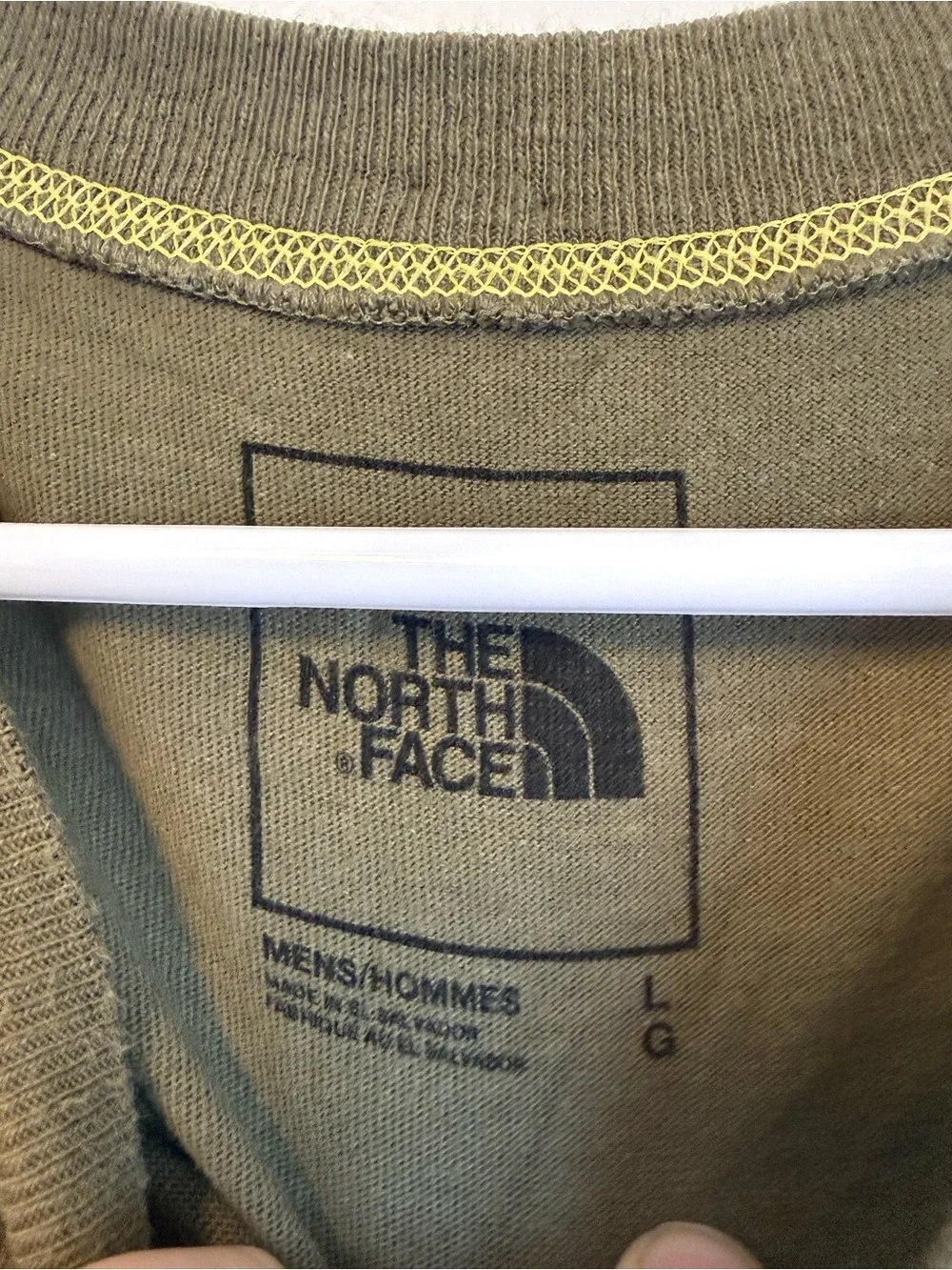 The North Face Olive Short Sleeve Logo Tee